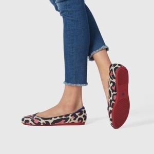 Rothy’s The Flat in Red Cat print